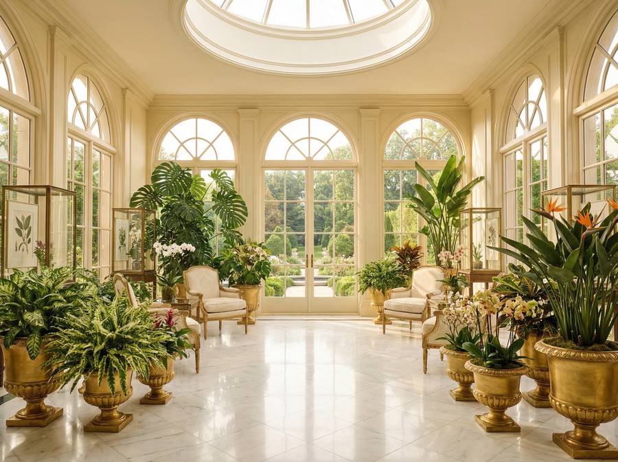 香蕉视频植物短视频-豪宅植物园视频展示