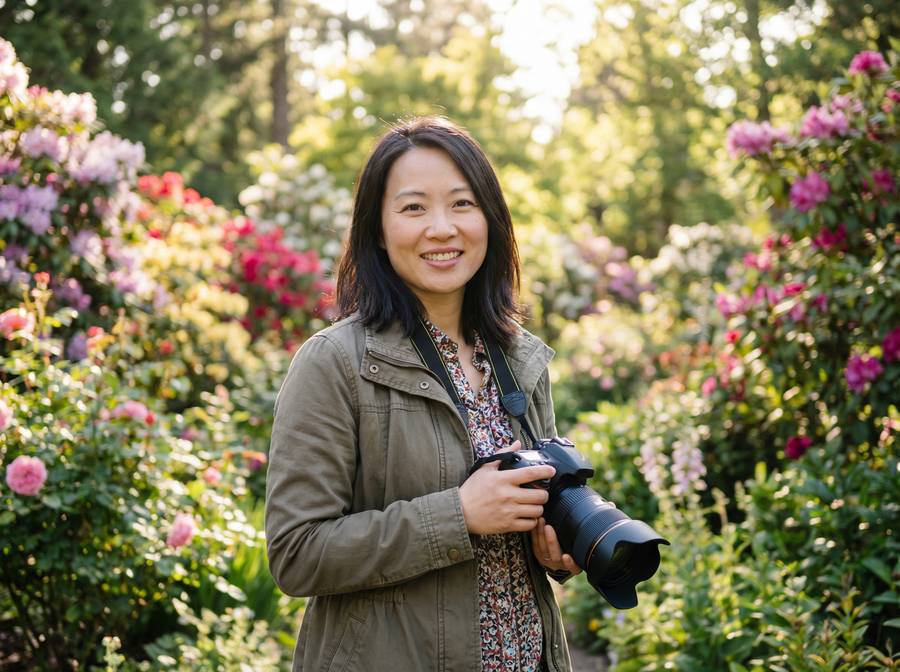 香蕉视频植物摄影师苏雨晴 - 首席植物摄影师